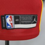 Camiseta Miami Heat Jordan Burgundy 2020/21 etiqueta
