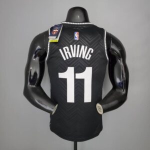 Camiseta Brooklyn Nets Bonus Edition Black diseño dorsal