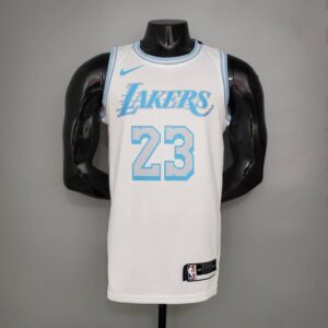 Camiseta Los Ángeles Lakers Crew Neck Retro Limited Edition White