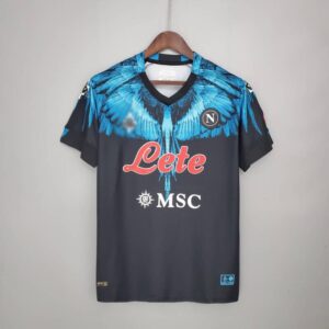 Camiseta Napoli black-blue × Marcelo Burlon 2021/22