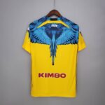 Camiseta Napoli Yellow-blue × Marcelo Burlon 2021/22 diseño dorsal