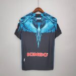 Camiseta Napoli black-blue × Marcelo Burlon 2021/22 diseño dorsal