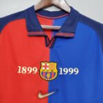 Camiseta local Retro FC Barcelona 1999 diseño frontal