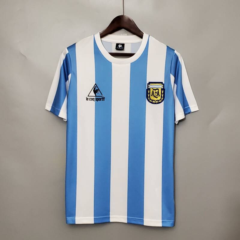 Corroer apagado Personas mayores Camiseta Local Retro de Argentina 1986 - Imbictoz