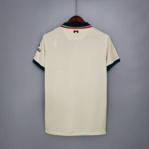 segunda camiseta liverpool 2021 2022 dorsal