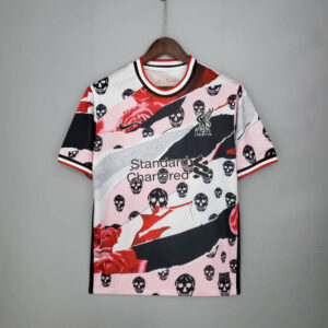 Camiseta calentamiento Liverpool 2021/22