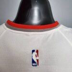 Camiseta Houston Rockets City Edition White diseño dorsal cuello