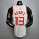 Camiseta Houston Rockets City Edition White diseño dorsal
