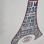 Dorsal camiseta blanca Messi 30 torre eiffel