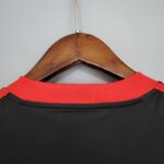 Camiseta alternativa Retro Benfica 2009/10 diseño decuello dorsal