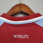 camiseta Primera equipación West Ham 2021/22 diseño dorsal