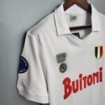 Camiseta alternativa Retro Napoli 1987/88 diseño lateral Camiseta alternativa Retro Napoli 1987/88 diseño lateral