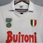 Camiseta alternativa Retro Napoli 1987/88 diseño frontal Camiseta alternativa Retro Napoli 1987/88 diseño frontal