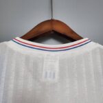Camiseta local Retro Olympique de Marsella 198990 diseño dorsal de cuello