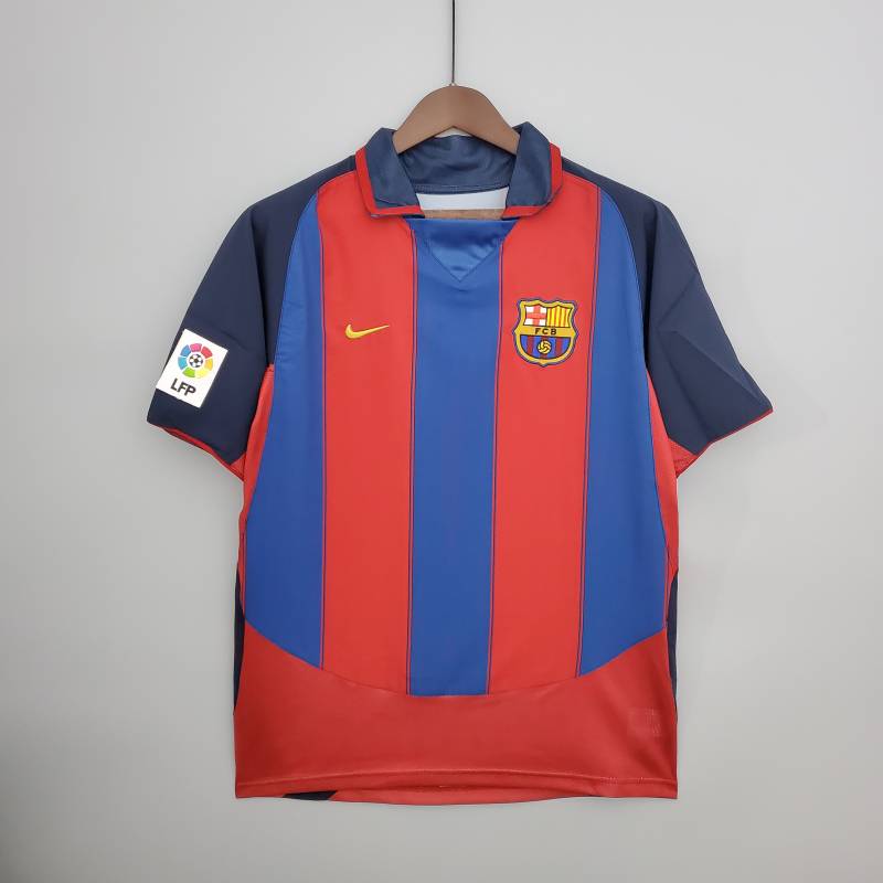 Camiseta local Retro FC Barcelona 200304