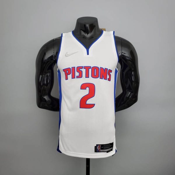 Camiseta Detroit Pistons “75th Anniversary” City Edition White - IMBICTOZ