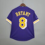Camiseta Mitchellness Lakers Purple N°. 8 BRYANT Retro Mesh