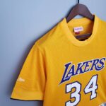Camiseta Mitchellness Lakers Yellow N°. 34 O’Neial Retro Mesh