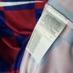 Camiseta retro Barcelona 2019 Etiqueta