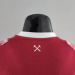 CUELLO TRASERO Camiseta del West Ham United Primera Equipación 2223 Versión Jugador CUELLO TRASERO Camiseta del West Ham United Primera Equipación 2223 Versión Jugador