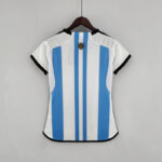 Camiseta Argentina Mundial Qatar 2022 Versión femenina dorsal
