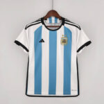 Camiseta Argentina Mundial Qatar 2022 Versión jugador frontal