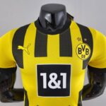 Camiseta Borussia Dortmund Primera Equipación 2022-2023 Versión jugador pecho Camiseta Borussia Dortmund Primera Equipación 2022-2023 Versión jugador pecho