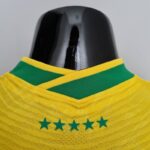 Camiseta Brasil Mundial Qatar 2022 Versión jugador cuello posterior Camiseta Brasil Mundial Qatar 2022 Versión jugador cuello posterior