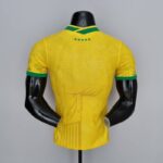 Camiseta Brasil Mundial Qatar 2022 Versión jugador dorsal Camiseta Brasil Mundial Qatar 2022 Versión jugador dorsal