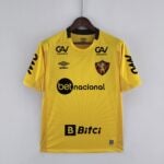 Camiseta Portero Sport Recife Todos los patrocinadores 2223 Versión Amarilla Camiseta Portero Sport Recife Todos los patrocinadores 2223 Versión Amarilla