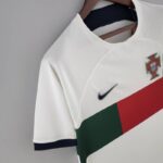 Camiseta Portugal Mundial Qatar 2022 Versión fan lateral Camiseta Portugal Mundial Qatar 2022 Versión fan lateral