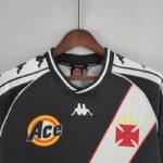 Camiseta Vasco da Gama negra retro 2000 - pecho Camiseta Vasco da Gama negra retro 2000 - pecho