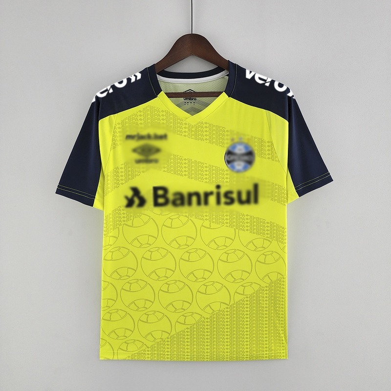 Camiseta de entrenamiento verde fluorescente Gremio todos los patrocinadores 2223 Camiseta de entrenamiento verde fluorescente Gremio todos los patrocinadores 2223