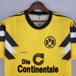 Camiseta del Borussia Dortmund retro temporada 1989 - pecho Camiseta del Borussia Dortmund retro temporada 1989 - pecho