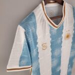 PECHO LATERAL Camiseta de la Selección Argentina Edición Conmemorativa 2022 Versión Aficionado PECHO LATERAL Camiseta de la Selección Argentina Edición Conmemorativa 2022 Versión Aficionado