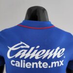camiseta primera equipación Cruz Azul 2022 -2023 versión jugador - cuello posterior camiseta primera equipación Cruz Azul 2022 -2023 versión jugador - cuello posterior