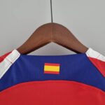 Camiseta Atlético Madrid primera equipación 2022 - 2023 - versión fan - cuello posterior