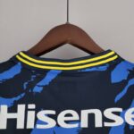 Camiseta Maccabi Tel Aviv segunda equipación 2022 - 2023 versión fan cuello posterior Camiseta Maccabi Tel Aviv segunda equipación 2022 - 2023 versión fan cuello posterior