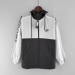 Cortavientos Nike Negro y Blanco