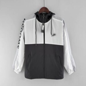 Cortavientos Nike Negro y Blanco
