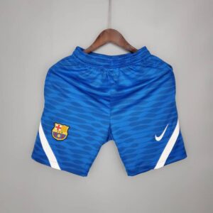 Pantalón corto azul Barcelona entrenamiento 2021-2022 frontal