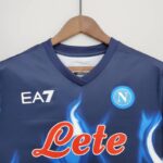 Nueva camiseta local Napoli 2023 cuello
