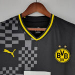Segunda Equipación Borussia Dortmund 2022-23 cuello