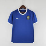 Camiseta retro Brasil segunda equipación 2006 - frontal