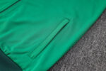 Bolsillo de la chaqueta del chándal verde oscuro de México 2022-2023