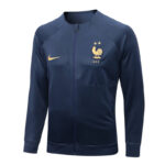Chaqueta del chándal azul de la Federación Francesa de Fútbol 2022-2023 Chaqueta del chándal azul de la Federación Francesa de Fútbol 2022-2023