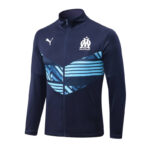 Chaqueta del chandal azul del Olympique de Marsella 2022-2023