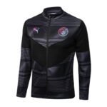 Chaqueta del chándal negro del Manchester City 2022-2023