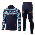 Conjunto de chándal azul oscuro del Manchester City 2022-2023 Conjunto de chándal azul oscuro del Manchester City 2022-2023