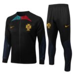 Conjunto de chándal negro de la Federación Portuguesa de Fútbol 2022-2023 Conjunto de chándal negro de la Federación Portuguesa de Fútbol 2022-2023